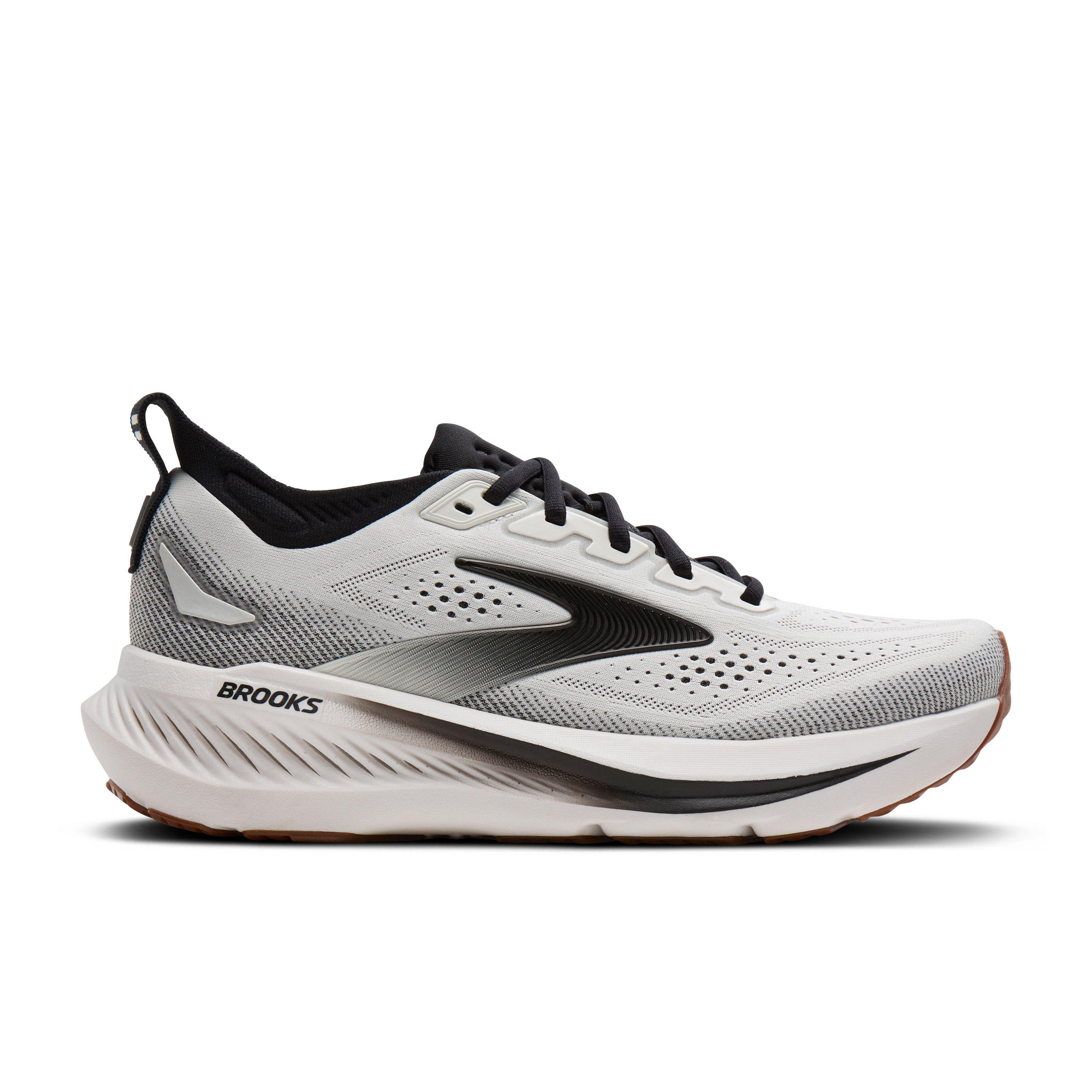 Brooks Glycerin 23 "White/Black/Gum" Men's Wide Running Shoe - WHITE/BLACK/GUM